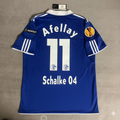 Ibrahim Afellay Schalke 04 2011-2012 Retro Football Jersey Trikot Maillot Soccer Shirt