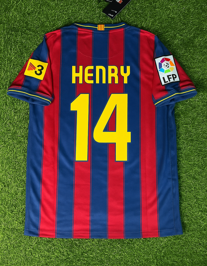 Thierry Henry 14 - Maillot Rétro Domicile Barcelone 2009/2010 Maillot de Football