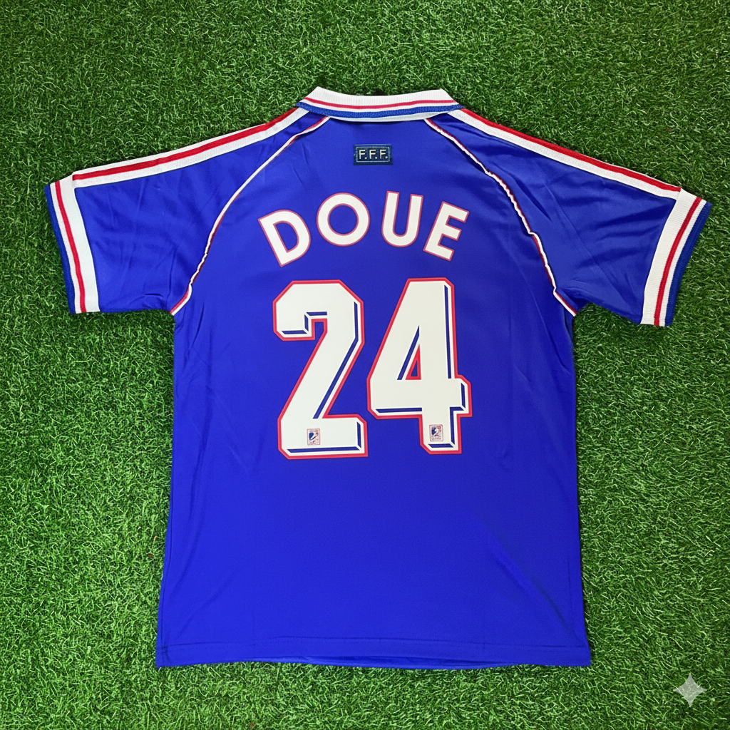 Desire Doue France Special Retro Football Jersey Maillot Trikot Soccer Shirt