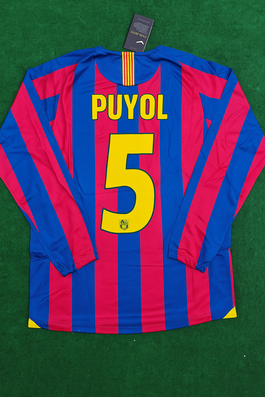 Carles Puyol Barcelona 2014 Retro Jersey