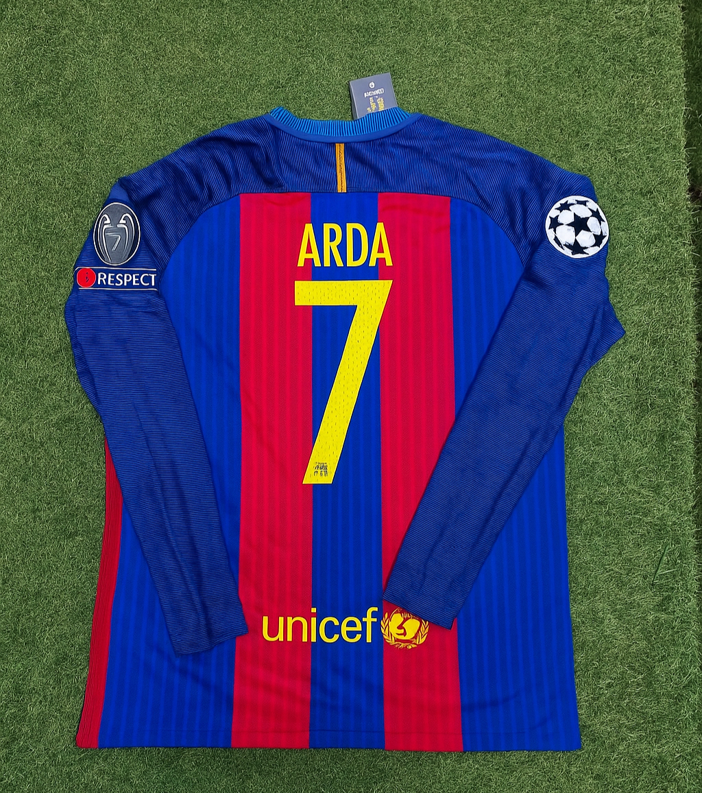 Barcelona 2016 Patch Special Edition Jersey – Arda Turan