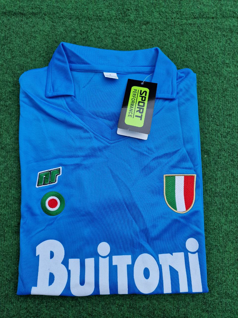 Napoli Diego Armando Maradona #10 Vintage Football Maillot Maglia Jersey Trikot Soccer Shirt