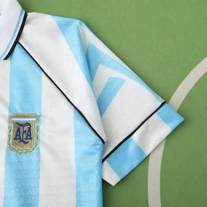 Argentinien 1996 Saison Heim Retro Trikot Fußballtrikot