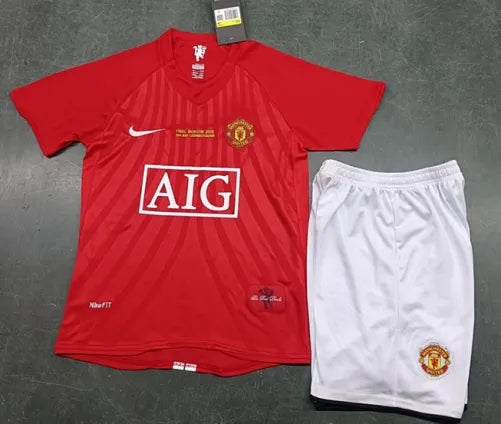 Maillot Domicile Enfant Manchester United 2009 Finale Moscou