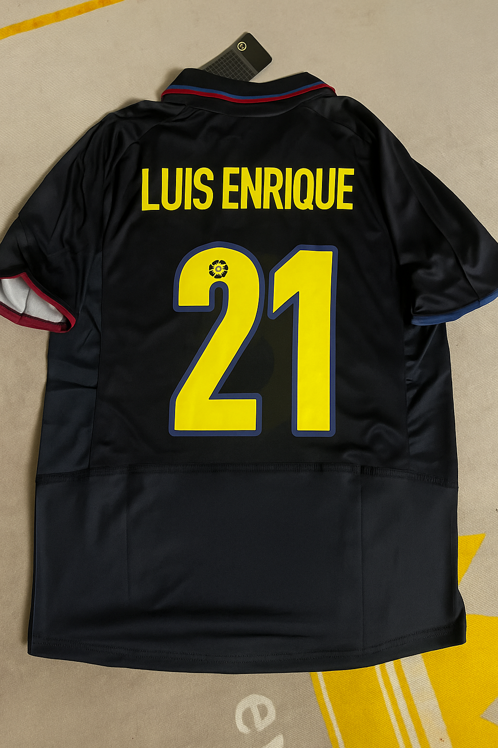 Luis Enrique Barcelona Retro 1997 Season Retro Football Jersey Trikot