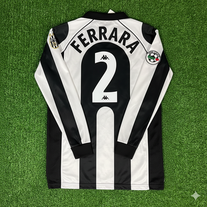 Ciro Ferrara 2 - Juventus Local 1997/1998 Camiseta Retro Maillot Trikot de Fútbol
