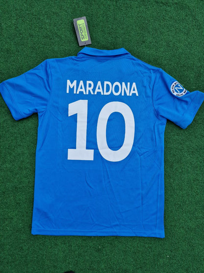 Diego Armando Maradona Napoli 1988 Retro Vintage Fußball Trikot