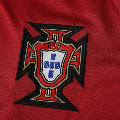 Portugal 2006 Season Home Red Retro Jersey Trikot Soccer Shirt