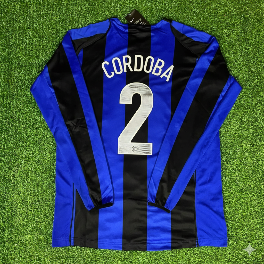 Ivan Cordoba Inter Milan 2004-05 Retro Football Jersey Kit