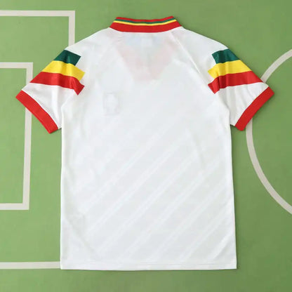 Portugal 1992 Season Away White Retro Jersey Trikot Soccer Shirt