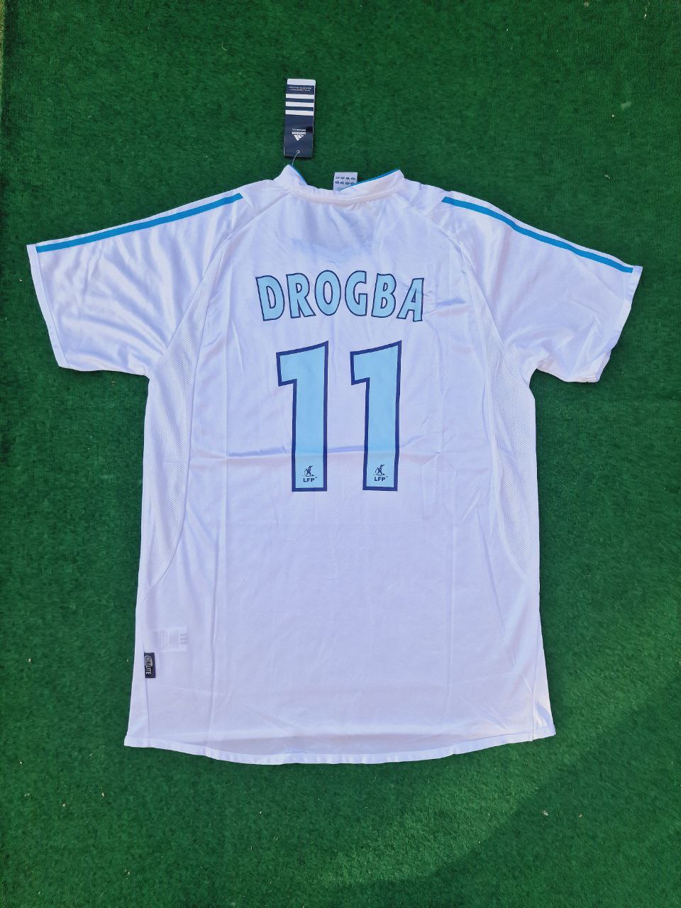 Olympique Marseille Didier Drogba 2003-04  Home  OM Football Jersey Maillot