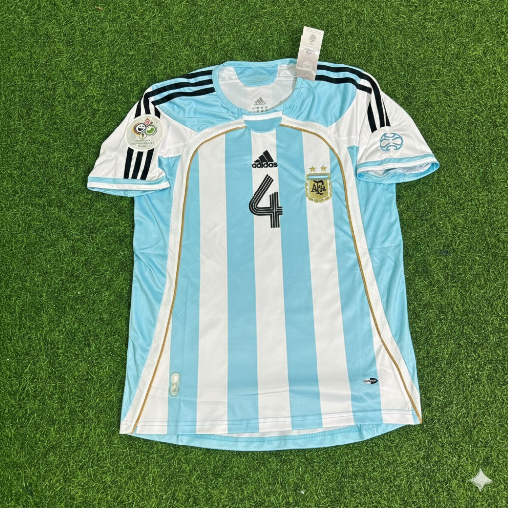 Javier Zanetti Argentinien Retro Fußballtrikot Trikot