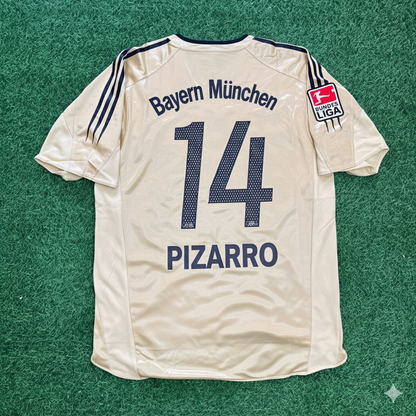 Bayern Munich 2004/05 Golden Set Retro Football Jersey – Claudio Pizarro