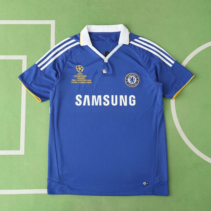 Chelsea F.C. 08/09 Season Home Navy Blue Retro Jersey Trikot Soccer Shirt