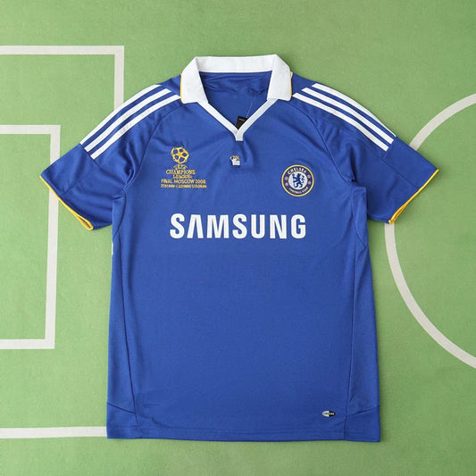 Chelsea F.C. 08/09 Season Home Navy Blue Retro Jersey Trikot Soccer Shirt