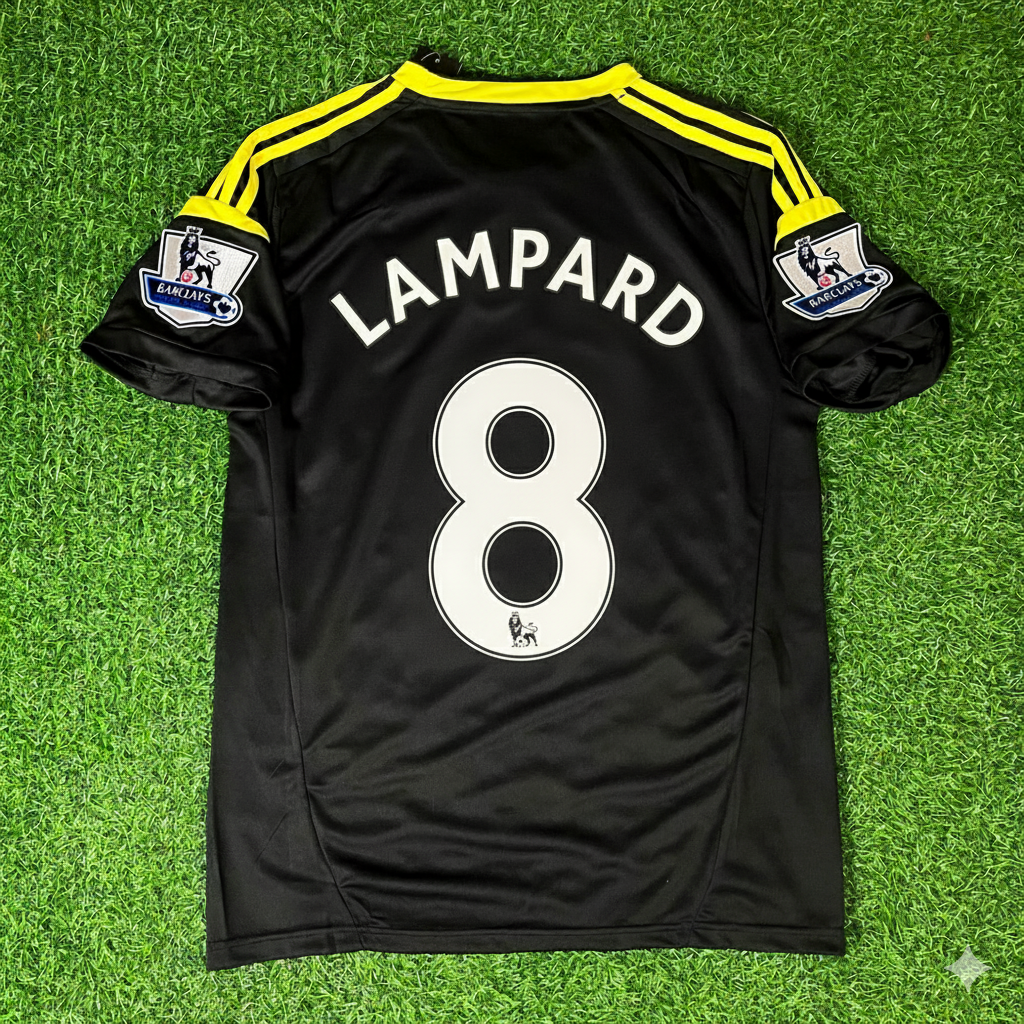 Chelsea 2012/13 Black Blue Soccer Shirti Retro Jersey – Frank Lampard