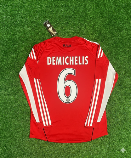 Bayern Munich 2010/11 Red Retro Jersey – Martin Demichelis