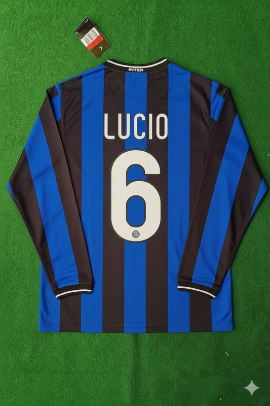 Lucio - Inter 2010 Champions League Final Jersey Trikot Maillot Maglia Soccer Shirt