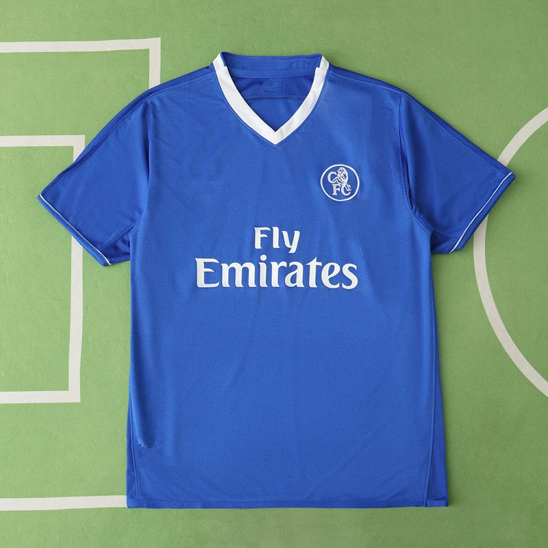 Chelsea F.C. 03/05 Season Home Navy Blue Retro Jersey Trikot Soccer Shirt