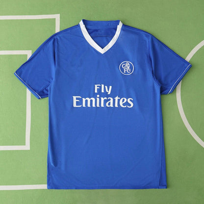 Chelsea F.C. 03/05 Season Home Navy Blue Retro Jersey Trikot Soccer Shirt