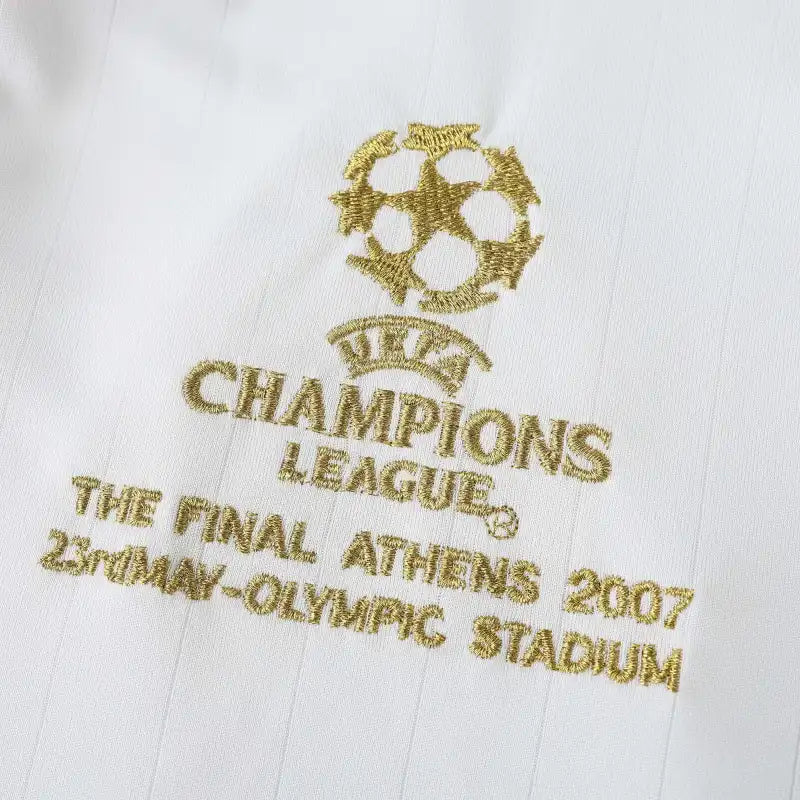 A.C. Milan 06/07 Away White Retro Jersey Trikot Soccer Shirt