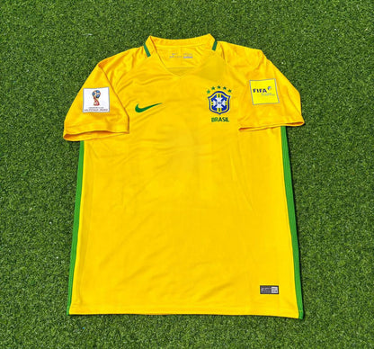 Dani Alves #2 Brasilien 2018 WM Heimtrikot