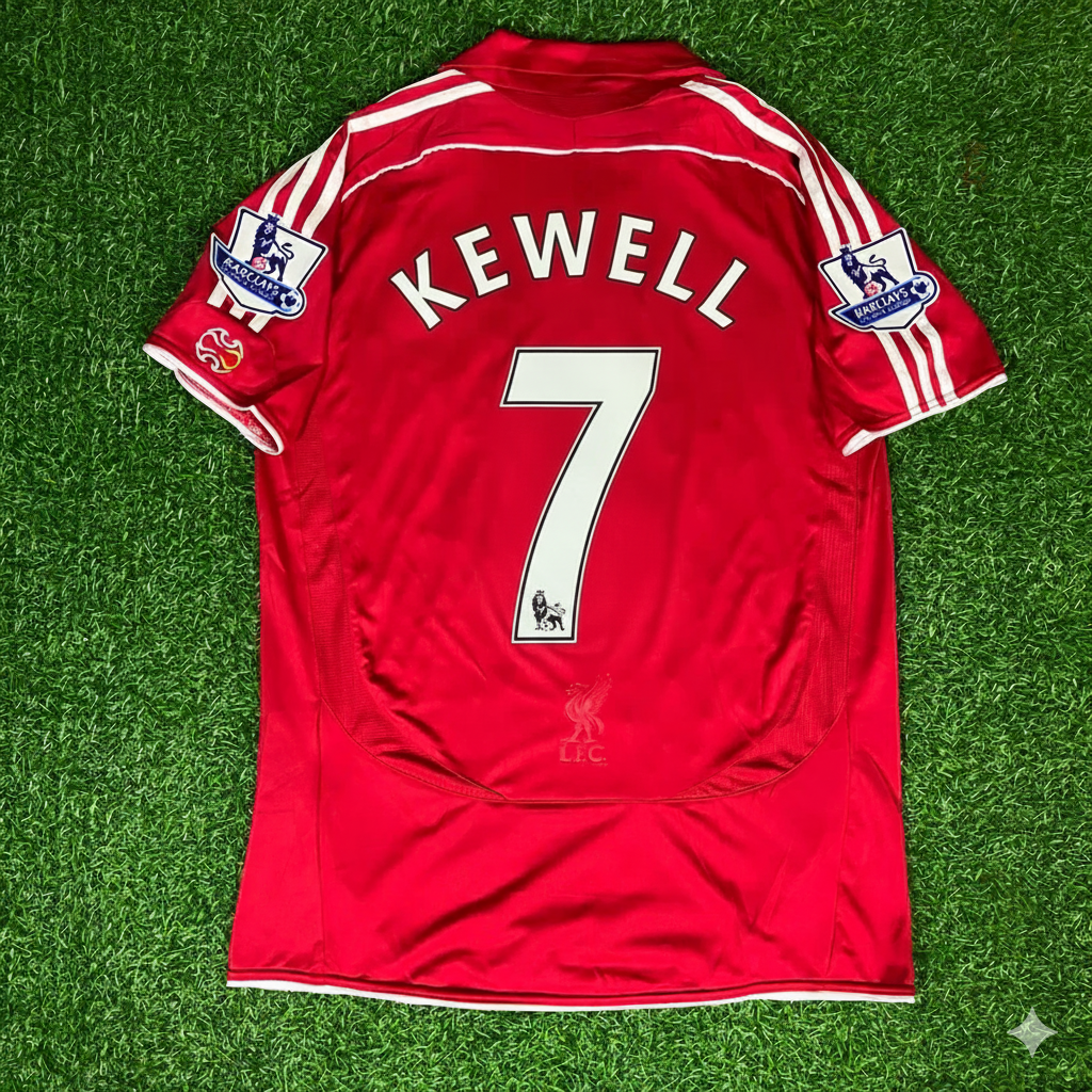 Liverpool 2007/08 Premier League Jersey – Harry Kewell