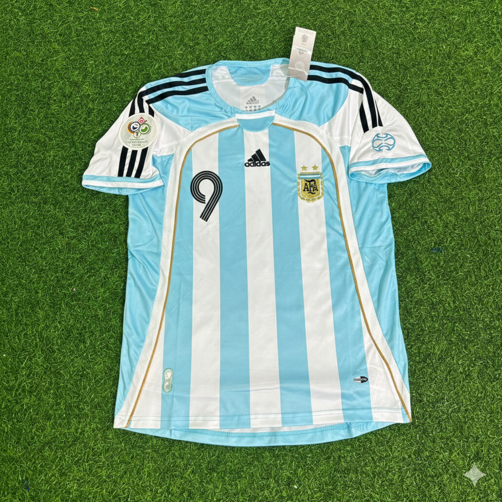 Ariel Ortega Argentinien Retro Fußballtrikot