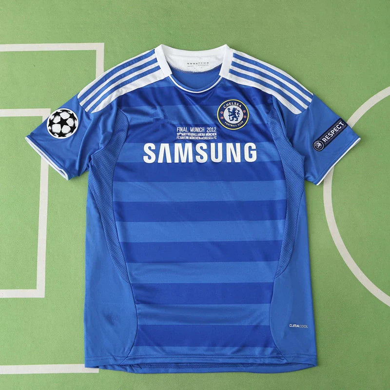 Chelsea F.C. 11/12 Season Home Navy Blue Retro Jersey Trikot Soccer Shirt