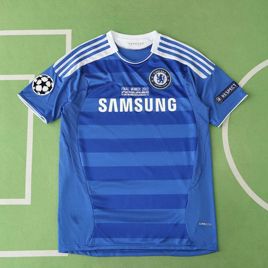 Chelsea F.C. 11/12 Season Home Navy Blue Retro Jersey Trikot Soccer Shirt