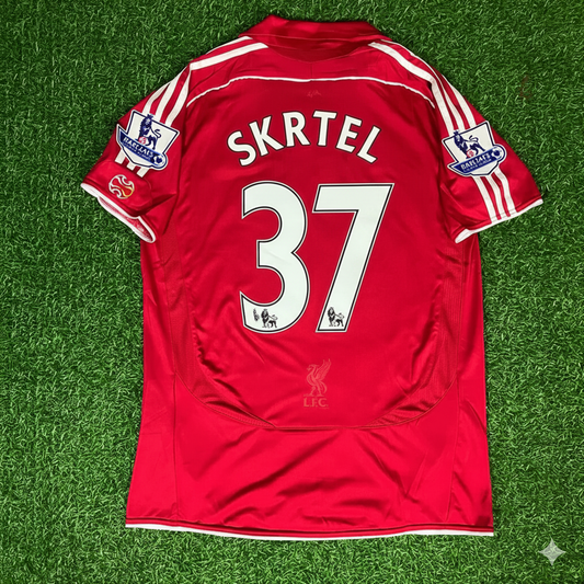 Maillot de Premier League Liverpool 2007/08 – Martin Skrtel