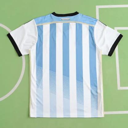 Argentinien 2014 Saison Heim Retro Trikot Fußballtrikot