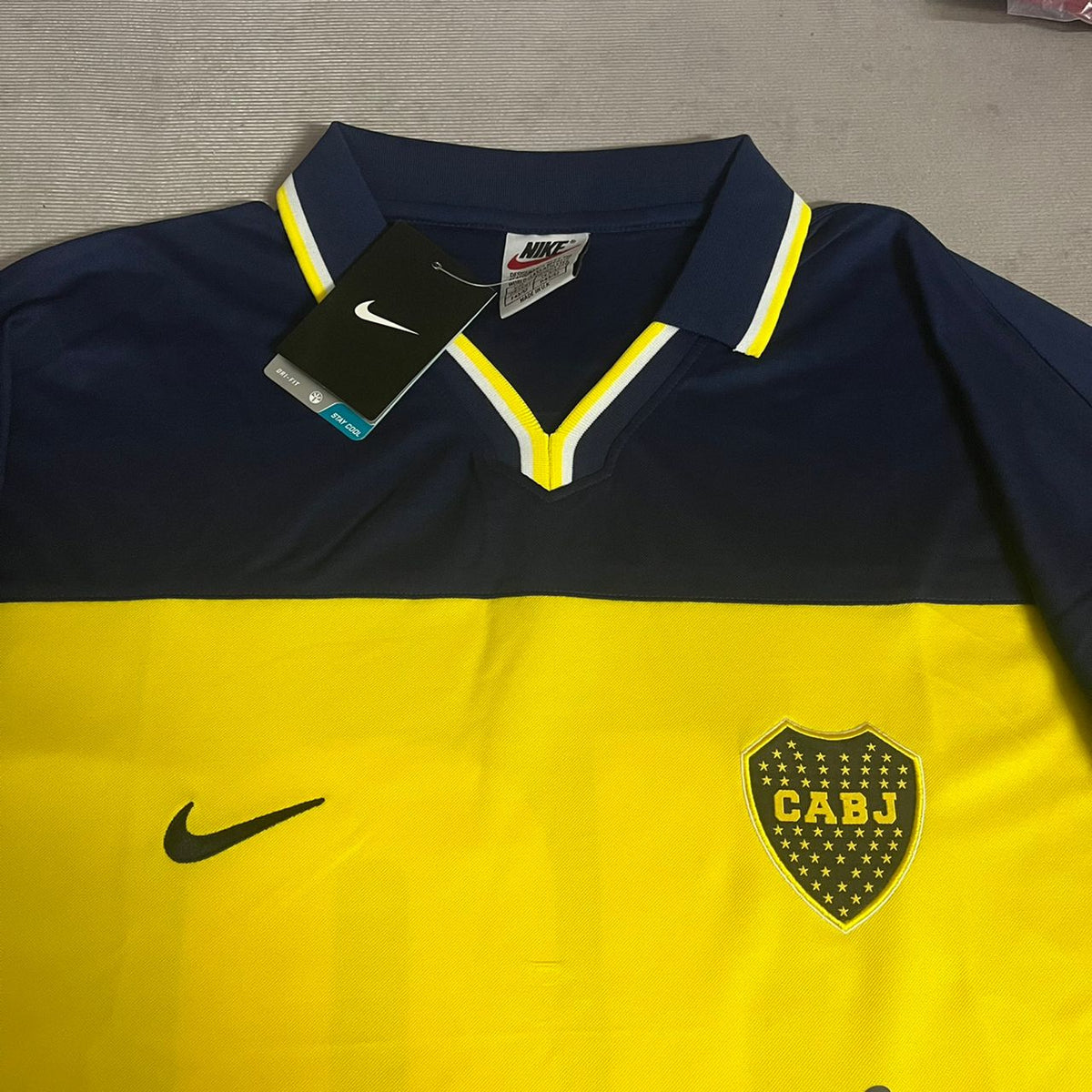 Juan Roman Riquelme Boca Juniors 1998-1999 Retro Football Jersey Trikot