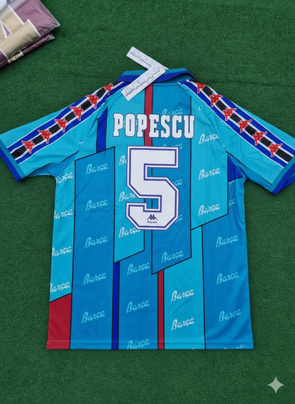 Camiseta de fútbol retro Gheorghe Popescu Barcelona 1996 1997