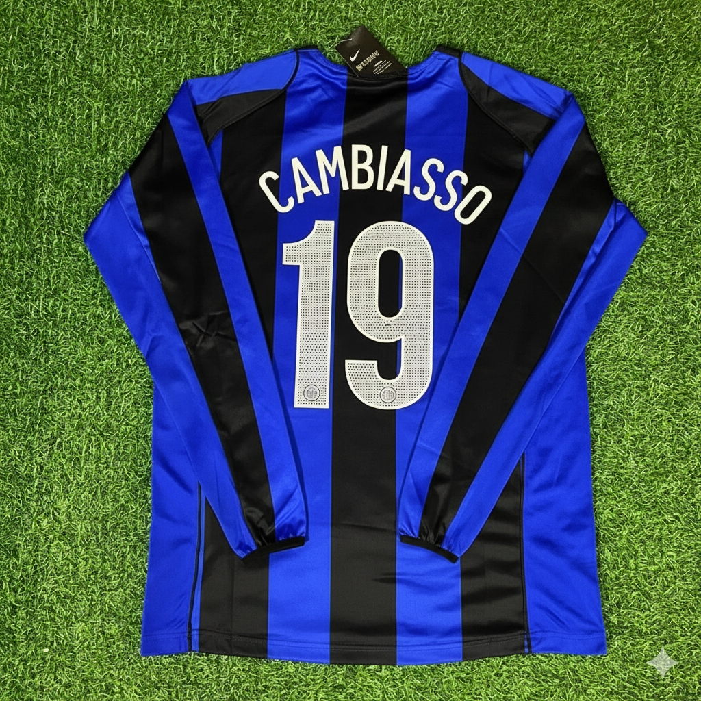 Maillot de football rétro Esteban Cambiasso Inter Milan 2004-05