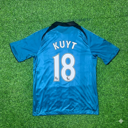 Liverpool 2008/09 Green Retro Football Jersey – Dirk Kuyt