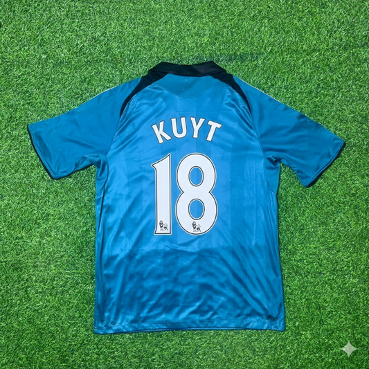 Liverpool 2008/09 Green Retro Football Jersey – Dirk Kuyt
