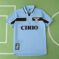 S.S. Lazio 98/99 Saison Heimtrikot Blau Retro Trikot Fußballtrikot