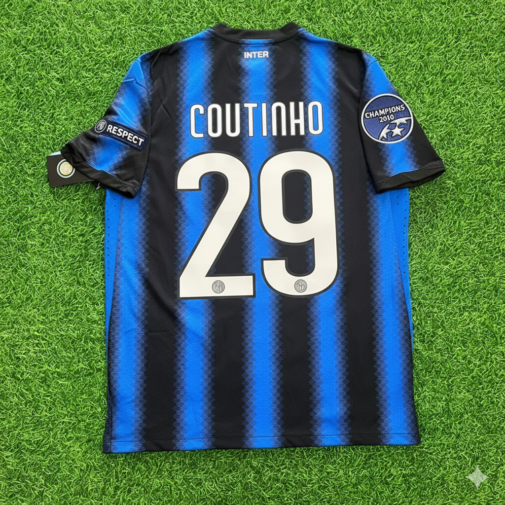 Philippe Coutinho - Inter 2010 2011 Trikot Maillot Maglia Fußball Shirt