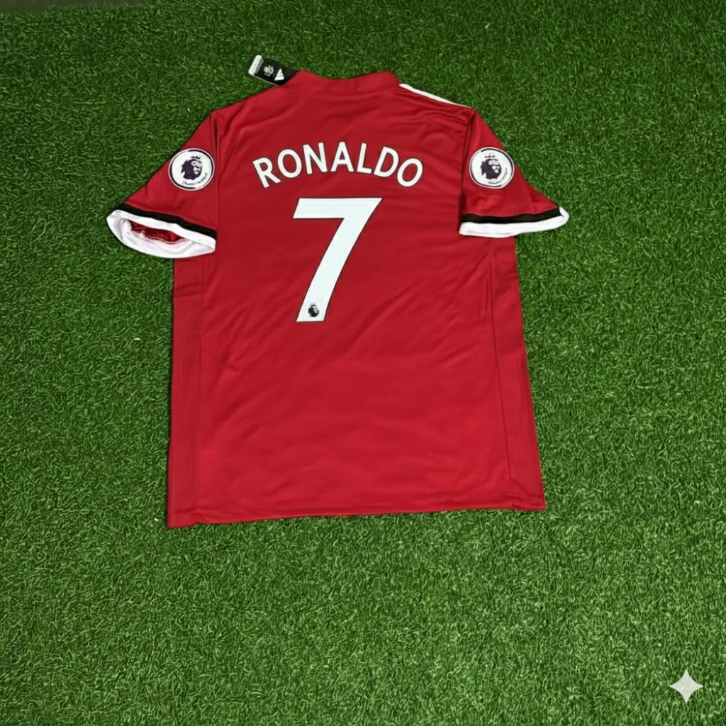 Manchester United Red Retro Football Jersey – Cristiano Ronaldo