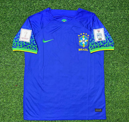 Vinícius Júnior 7 Brazil 2022 World Cup Football Jersey