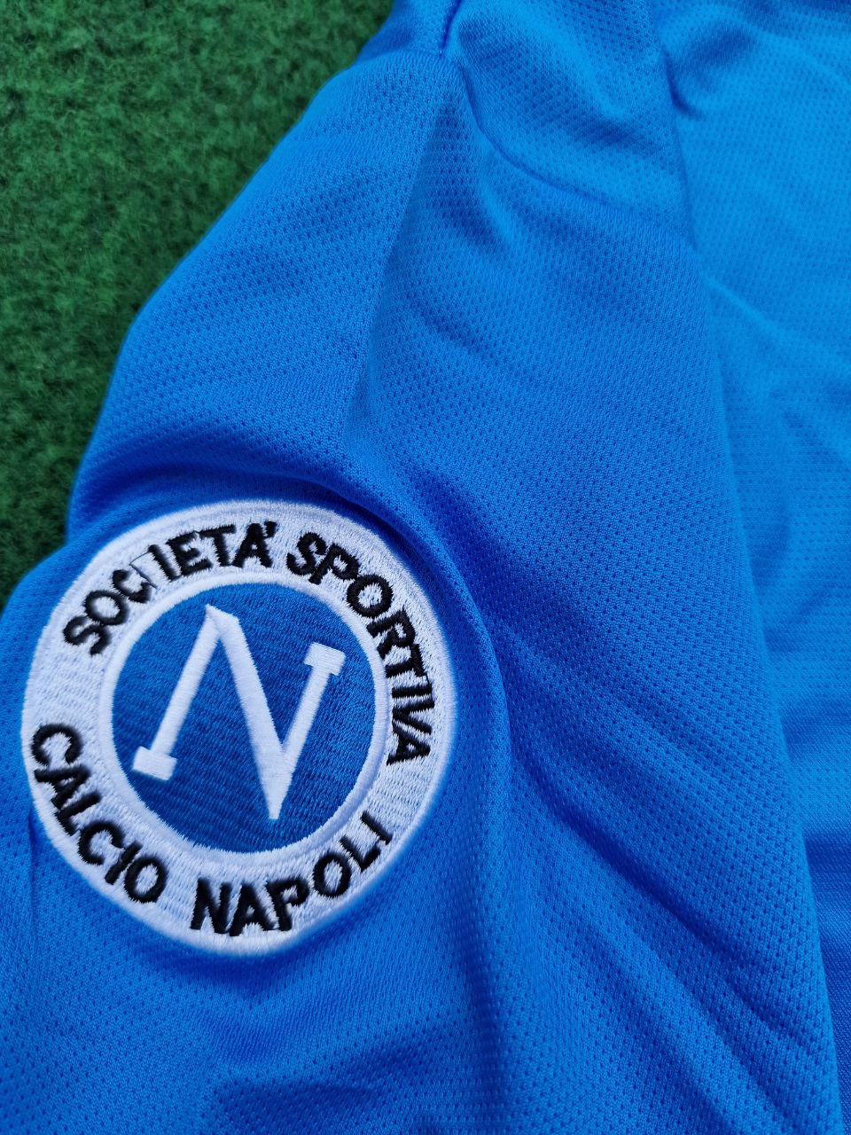 Napoli Diego Armando Maradona #10 Vintage Football Maillot Maglia Jersey Trikot Soccer Shirt