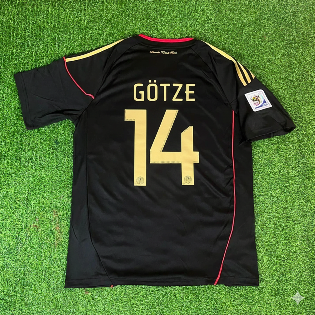 Germany 2010 World Cup Black Jersey – Mario Gotze