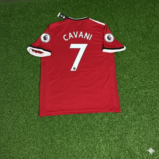 Maillot de football rétro rouge Manchester United 2017/18 – Edinson Cavani
