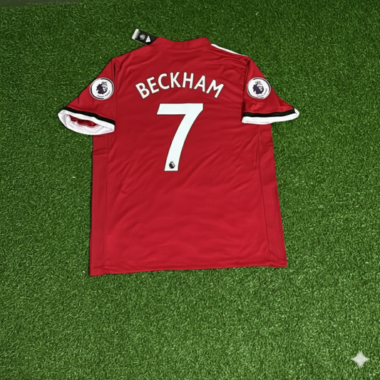Manchester United Red Retro Football Jersey – David Beckham