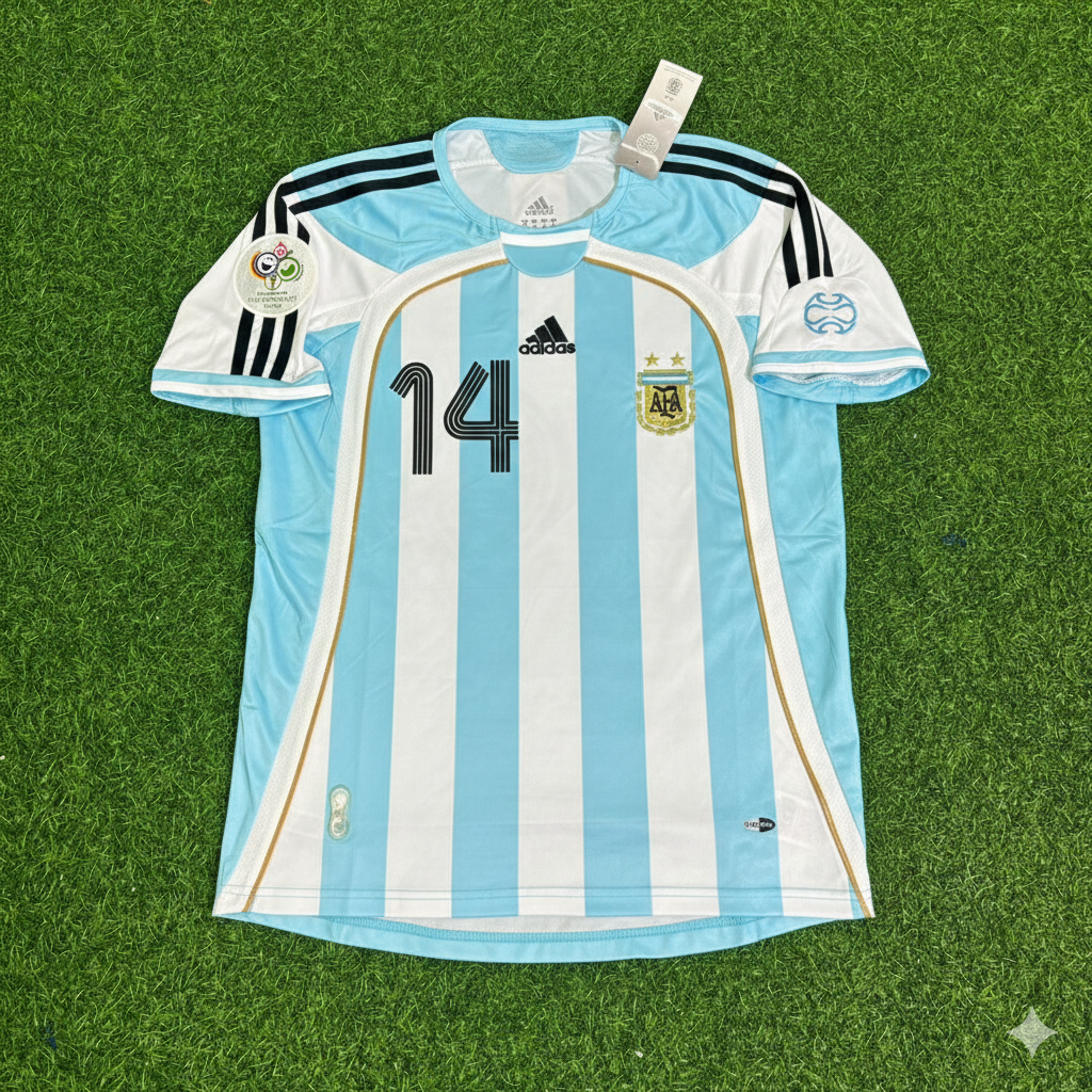 Rodrigo Palacio Argentina 2006 World Cup Retro Soccer Jersey Maillot Trikot