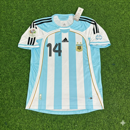 Rodrigo Palacio Argentina 2006 World Cup Retro Soccer Jersey Maillot Trikot