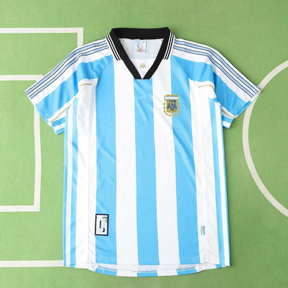 Argentinien 1988 Saison Home Retro Trikot Fußballtrikot