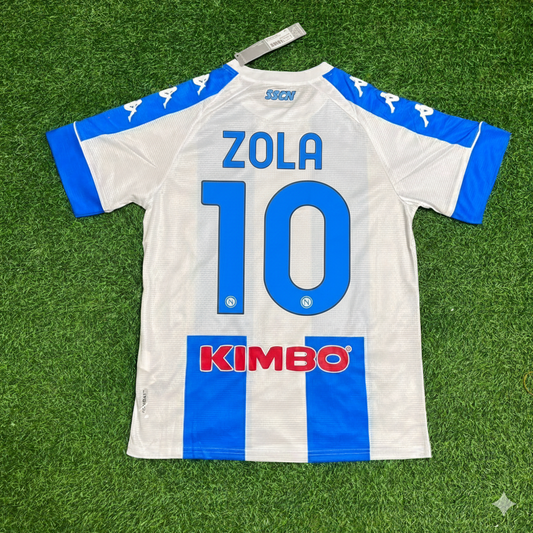 Gianfranco Zola Napoli Retro Home Football Jersey Kit