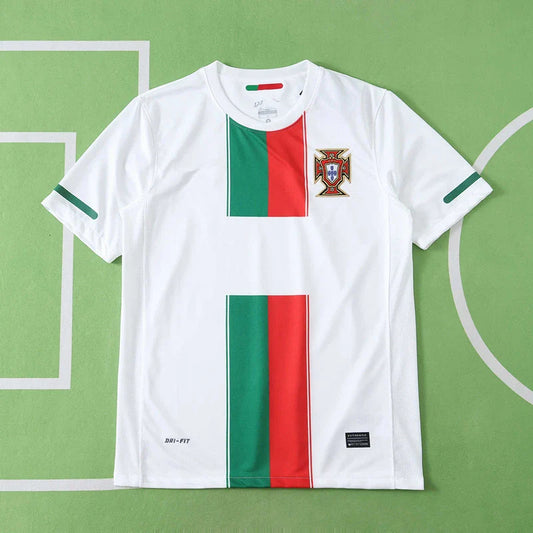 Portugal 2010 Season Away White Retro Jersey Trikot Soccer Shirt